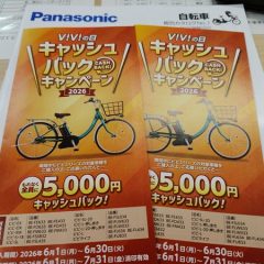 今年もあります「VIVIの日 キャッシュバックキャンペーン」