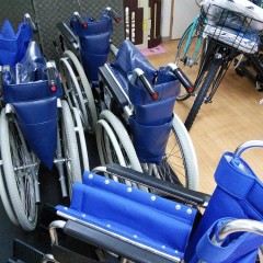 車椅子の修理が5台