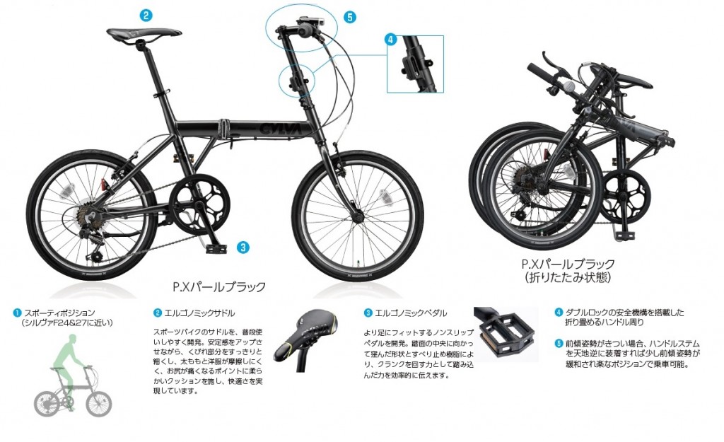 ブリヂストンの新型折りたたみ「シルヴァ Ｆ6Ｆ」「シルヴァ Ｆ8Ｆ